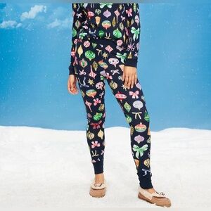 🆕 Old Navy Women's High-Waisted Waffle Pajama PJ Leggings Sleep Bottoms S 4-6
